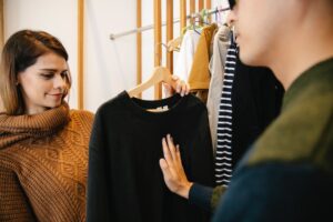 choosing for clothes